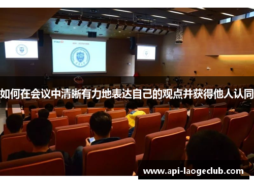 如何在会议中清晰有力地表达自己的观点并获得他人认同 如何在会议中清晰有力地表达自己的观点并获得他人认同
